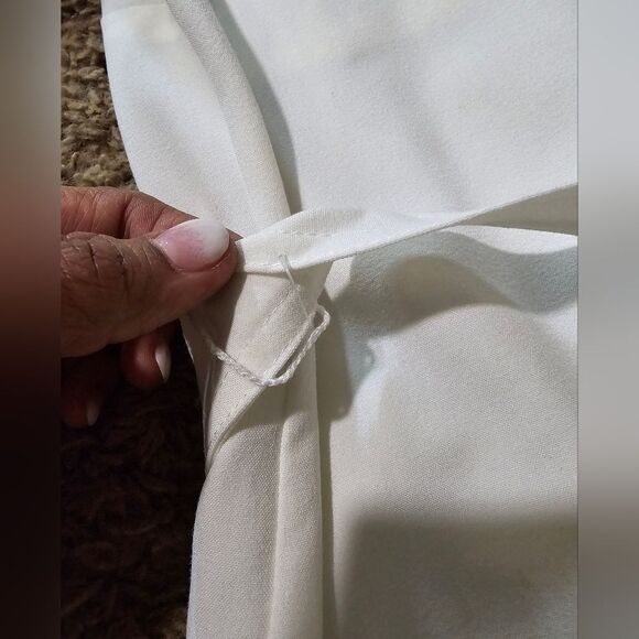 NWOT "Sharagono" dress, size 14, off white. (Light cream) - Picture 6 of 15